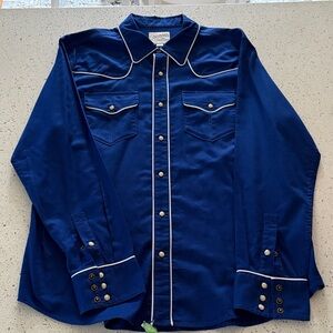 Tecovas Men’s Blue Western Shirt